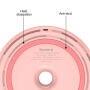 BASEUS vezeték nélküli QI töltő donut formában Apple iPhone - rózsaszín
