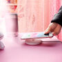 BASEUS vezeték nélküli QI töltő donut formában iPhone - fehér