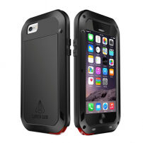 LOVE MEI vékony vízálló / porálló tok fém kerette Apple iPhone 6/6S