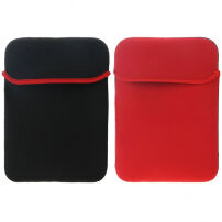 Kétoldalas neoprén boríték - MacBook Pro 17" - piros / fekete