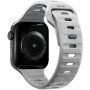 Nomad Sport Strap szilikon szíj - Apple Watch Ultra 49mm / 46mm / 45mm / 44mm / 42mm - szürke