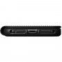 Nomad Rugged Folio bőr flip cover tok MagSafe -vel - iPhone 12 / 12 Pro - fekete