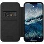 Nomad Rugged Folio bőr flip cover tok MagSafe -vel - iPhone 12 Pro Max - fekete