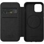 Nomad Rugged Folio bőr flip cover tok MagSafe -vel - iPhone 12 / 12 Pro - barna