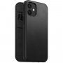 Nomad Rugged Folio bőr flip cover tok MagSafe -vel - iPhone 12 mini - fekete
