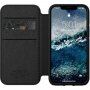 Nomad Rugged Folio bőr flip cover tok MagSafe -vel - iPhone 12 mini - fekete