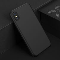 BASEUS szilikonos védő tok Apple iPhone XS / iPhone X - fekete