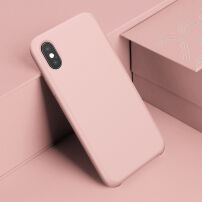 BASEUS szilikonos védő tok Apple iPhone XS / iPhone X - rózsaszín