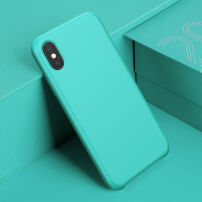 BASEUS szilikonos védő tok Apple iPhone XS / iPhone X - türkizkék