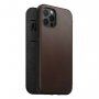Nomad Rugged Folio bőr flip cover tok MagSafe -vel - iPhone 12 / 12 Pro - barna