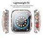 Csillogó védőtok edzett üveggel - Apple Watch 40mm - szürke