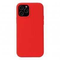 Szilikon tok iPhone 12 Pro Max - halványpiros
