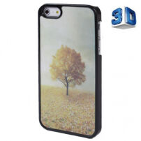 Védő tok 3D hatással Apple iPhone 5 / 5S / SE (2016) - fa