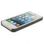 Műányag védő tok Apple iPhone 5 / 5S / SE (2016) - fekete / fehér
