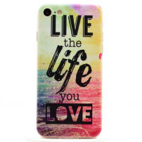 Ultravékony 0,6 mm matt tok - Apple iPhone SE (2020/2022) / 8 / 7 -Live the life you love 