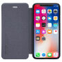NILLKIN védő flip cover tok Apple iPhone XS / iPhone X - fekete