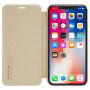 NILLKIN védő flip cover tok Apple iPhone XS / iPhone X - arany