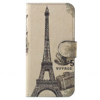 Védő flip cover tok Apple iPhone XS / iPhone X - Eiffel toronnyal