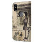 Védő flip cover tok Apple iPhone XS / iPhone X - Eiffel toronnyal