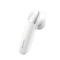USAMS vezeték nélküli Bluetooth fülhallgató mikrofonnal Apple iPhone - fehér