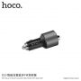 HOCO autótöltő adóegységgel az okostelefon csatlakozásához a rádióval Apple iPhone - sötétszürke