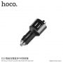 HOCO autótöltő adóegységgel az okostelefon csatlakozásához a rádióval Apple iPhone - sötétszürke