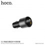 HOCO autótöltő adóegységgel az okostelefon csatlakozásához a rádióval Apple iPhone - sötétszürke