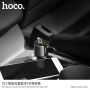 HOCO autótöltő adóegységgel az okostelefon csatlakozásához a rádióval Apple iPhone - sötétszürke