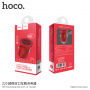 HOCO autótöltő két USB porttal Apple iPhone / iPad / iPod - piros