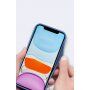 Védőtok kártyatartóval - iPhone 12 - kék-szürke
