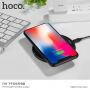 HOCO dizájnos vezeték nélküli töltő Apple iPhone - fekete