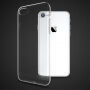 USAMS vékony tok kupakkal lightning konnektor - Apple iPhone SE (2020/2022) / 8 / 7 - átlátszó