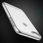 USAMS vékony tok kupakkal lightning konnektor - Apple iPhone SE (2020/2022) / 8 / 7 - átlátszó