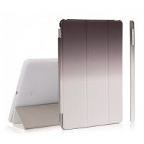 Szivárvány Smart tok / borító alvás funkcióval és állvánnyal Apple iPad 9,7" (2017) / iPad 2018 - fekete-fehér