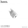 HOCO töltő / adapter Apple iPhone / iPod - fehér