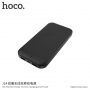HOCO elegáns power bank 10000mAh vezeték nélküli töltővel Apple iPhone - fekete
