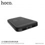 HOCO elegáns power bank 10000mAh vezeték nélküli töltővel Apple iPhone - fekete
