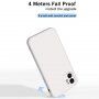 Szilikon védőtok egyenes élekkel - iPhone 12 - sötétzöld