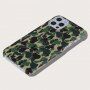 Terepmintás védőtok - iPhone 12 mini - zöld
