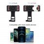 PULUZ 360 fokban elforgatható tartó 1/4 menettel - iPhone - fekete