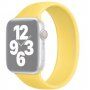 Szilikon körpánt - szíj csat nélkül - Apple Watch Ultra 49mm / 46mm / 45mm / 44mm / 42mm - S - sárga