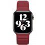 Szilikon szíj mágneses rögzítéssel - Apple Watch Ultra 49mm / 46mm / 45mm / 44mm / 42mm - borvörös