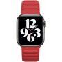 Szilikon szíj mágneses rögzítéssel - Apple Watch Ultra 49mm / 46mm / 45mm / 44mm / 42mm - piros