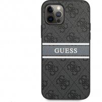 Guess 4G Printed Stripe tok - iPhone 12 Pro Max - szürke