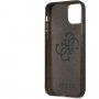 Guess Big 4G Full Glitter tok - iPhone 12 Pro Max - fekete
