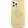 Guess Big 4G Full Glitter tok - iPhone 12 Pro Max - arany