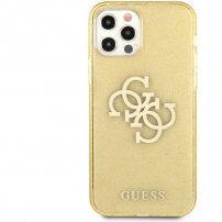 Guess Big 4G Full Glitter tok - iPhone 12 Pro Max - arany