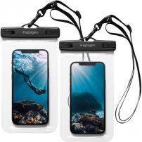 Spigen A601 vízálló borító - iPhone - 2 db - átlátszó