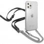 Guess Silver 4G Chain and Script tok - iPhone 12 Pro Max - ezüst