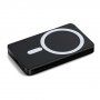Külső akkumulátor /Power bank MagSafe vezeték nélküli töltéssel - USB-C portokkal - 4 000 mAh - fekete